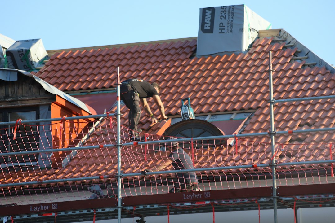 Roof work representing roofing and waterproofing services